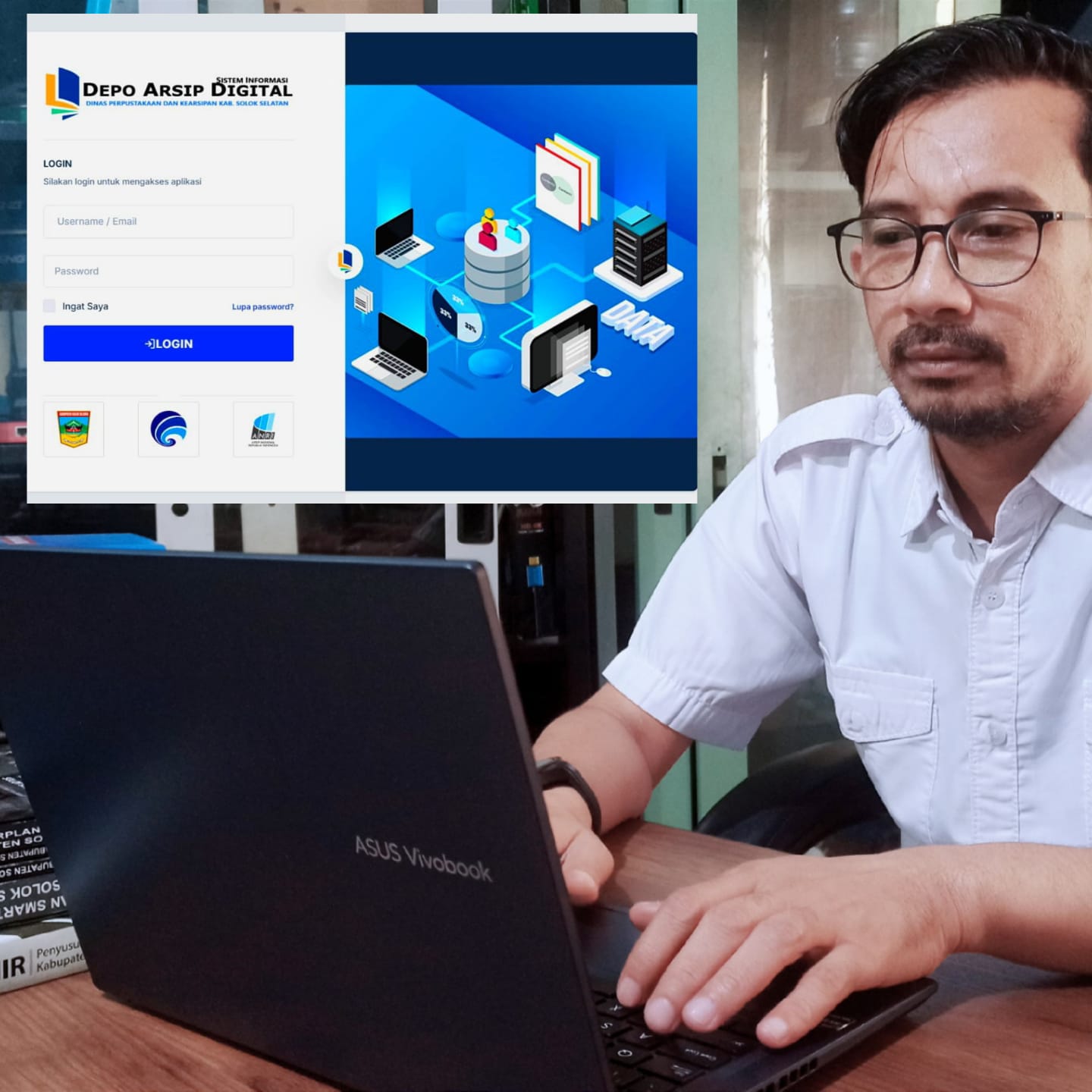 Aplikasi SIMPAN digital Hadir, Arsip Sejarah Solok Selatan Kini Aman dan Terdigitalisasi